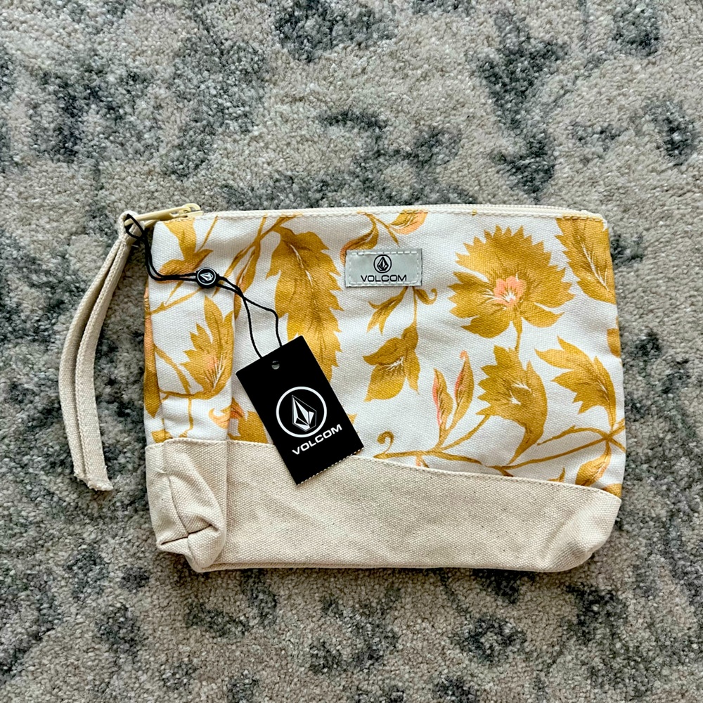 Volcom zipper canvas bag